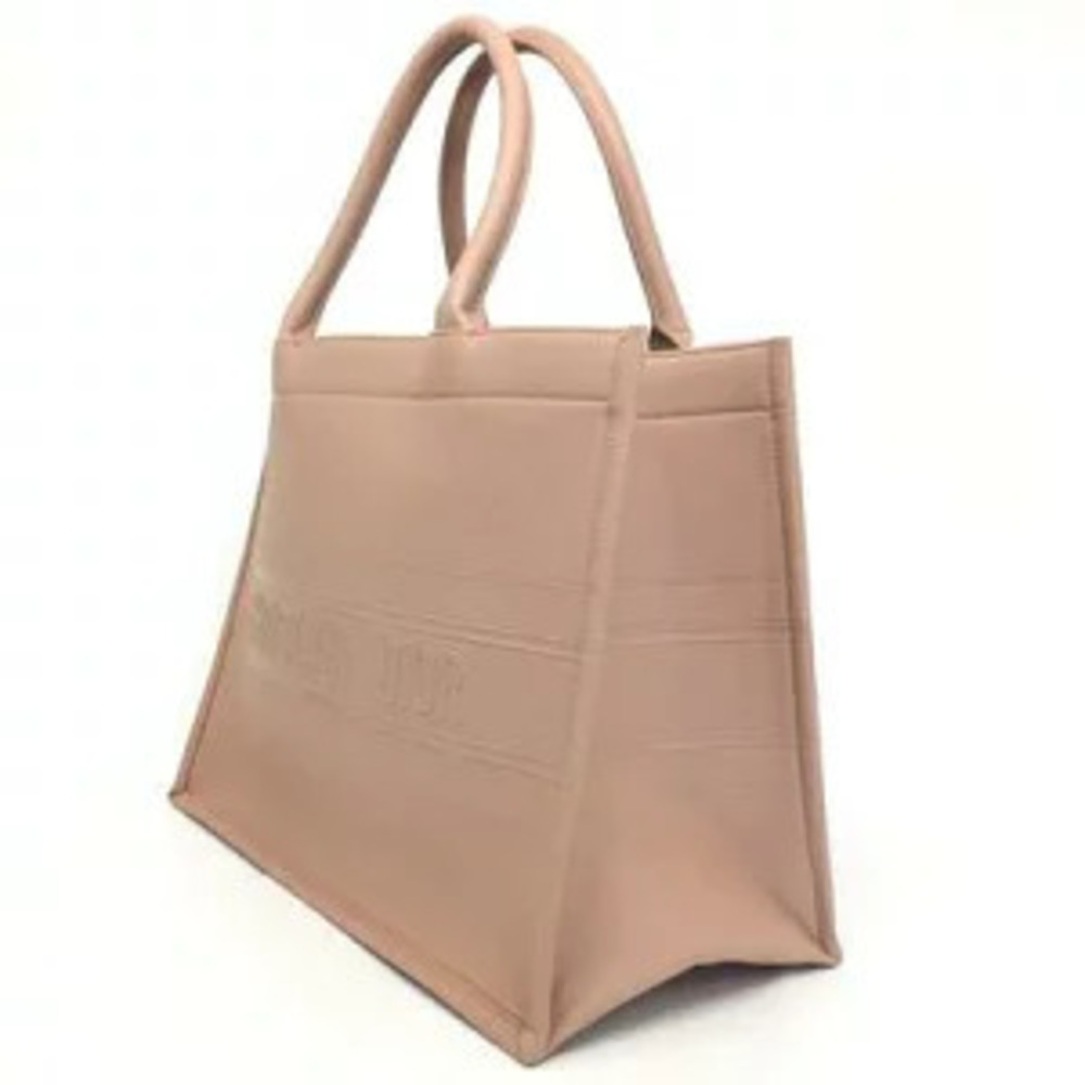 DIOR Book Tote Bag Shoulder Pink Beige Card - Picture 4 of 9